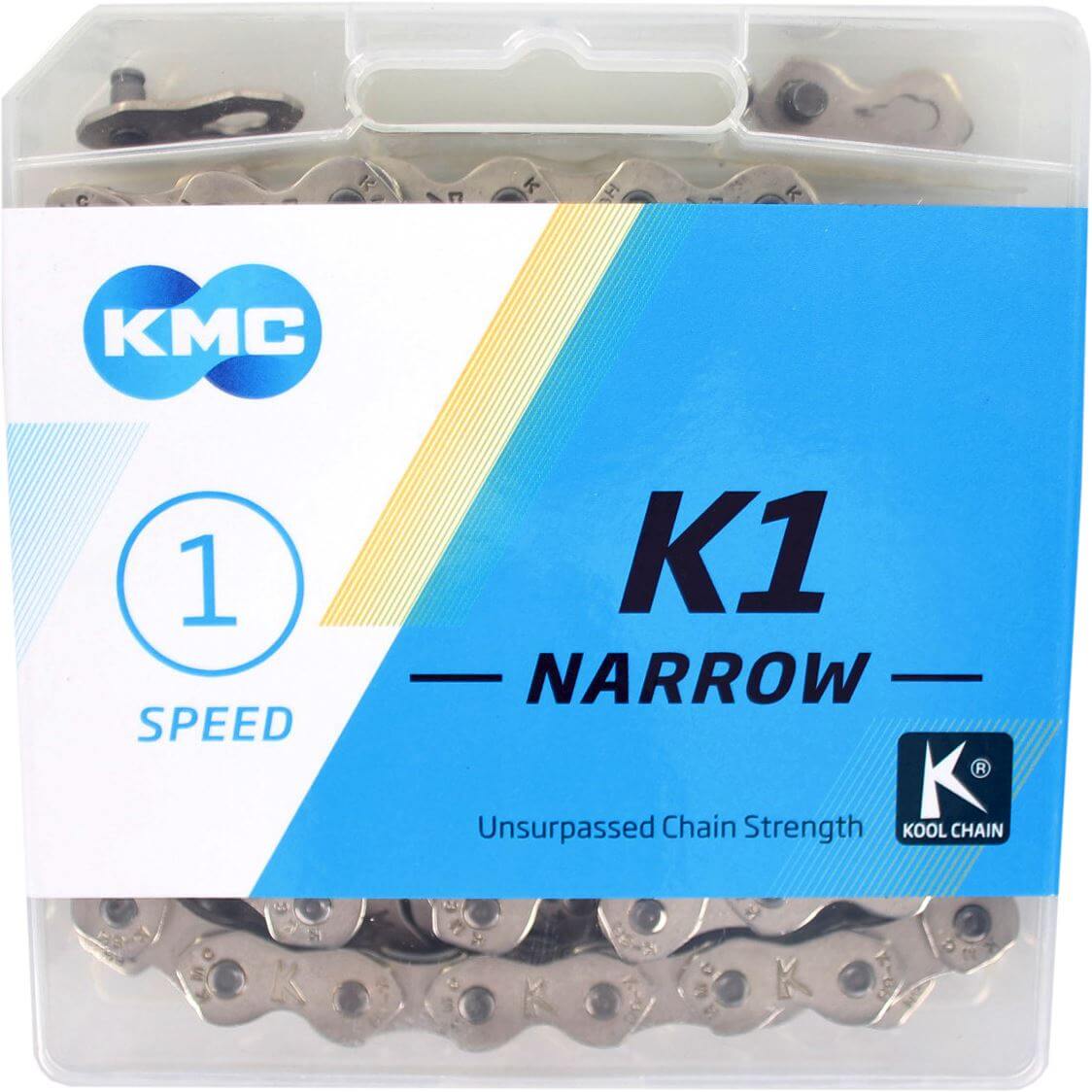 KMC K1 NARROW 3/32" CHAIN silver