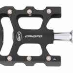 Con-Tec Pedal black CP-070 alu  (Zeer geschikt voor Mini, Junior en Expert) Licht gewicht en goede grip. pins zijn verwisselbaar in div. kleuren