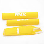 BMX pad set yellow  3-pieces