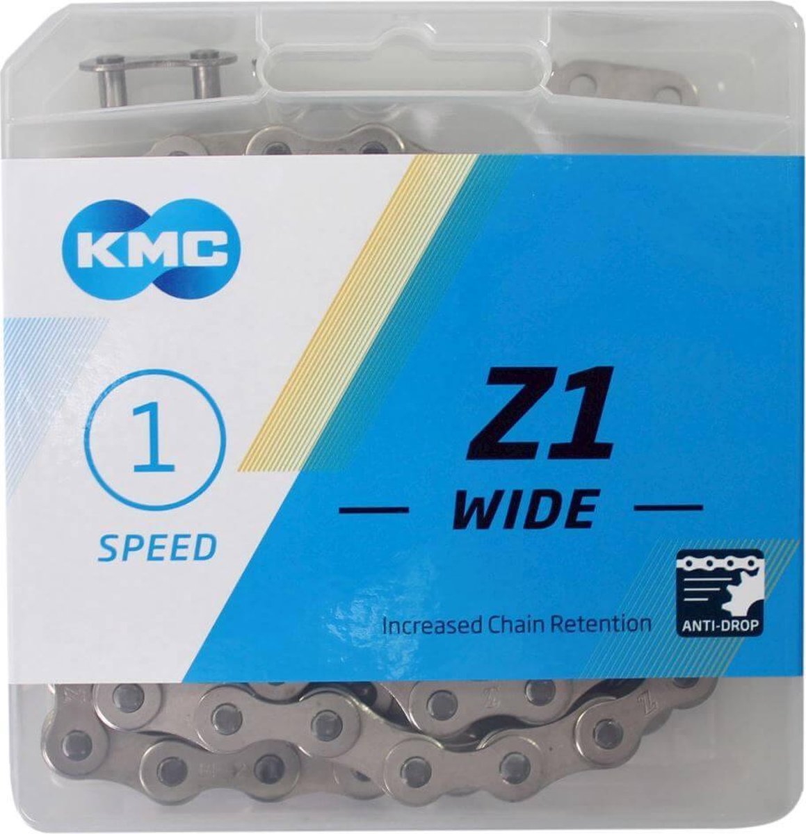 KMC Z1 -wide- 1/2 x 1/8"  zilver