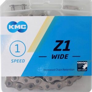 KMC Z1eHX wide 1/2 x 1/8 silver