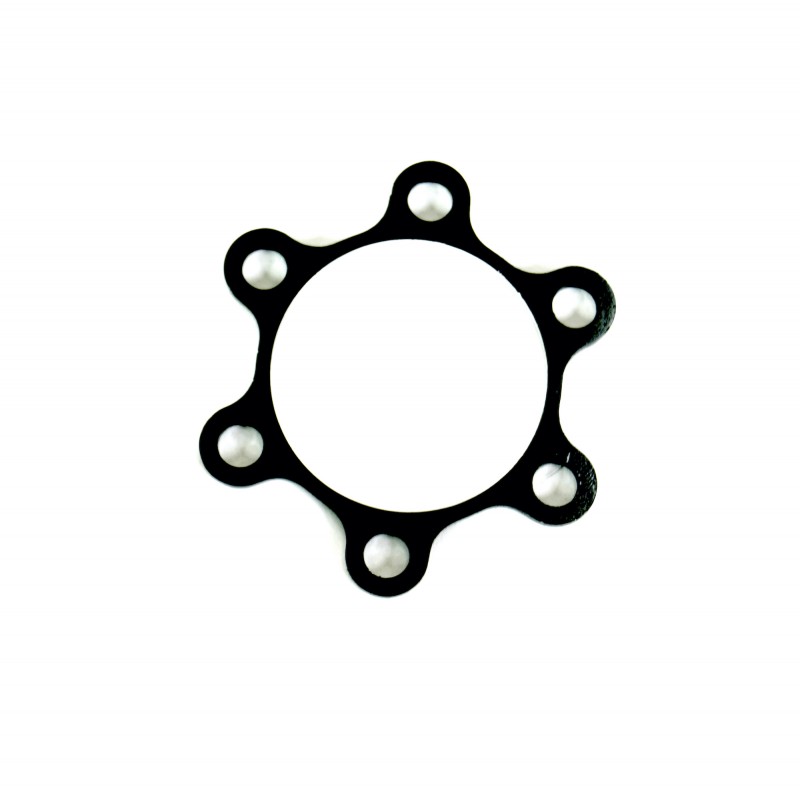 Meybo HSX disc spacer 6 bolt Annodized Black