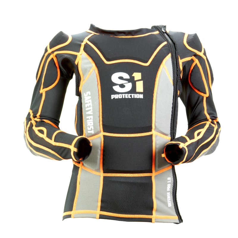 S1 Defense Pro 1.0 Jacket ADULT Black/Orange