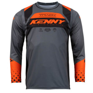 Kenny Track Focus Jersey  XS jeugd Orange Black 2023