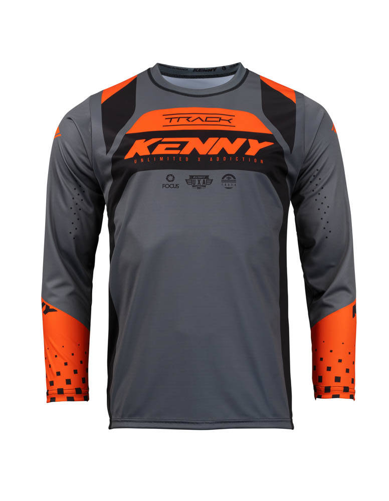 Kenny Track Focus Jersey  XS jeugd Orange Black 2023